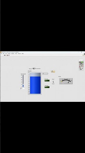 Control Manual y Automático de un Tanque en LabVIEW 🚀💻 #Automatización