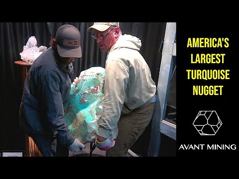 America's Largest Turquoise Nugget! (The Mona Lisa Mine in Arkansas)