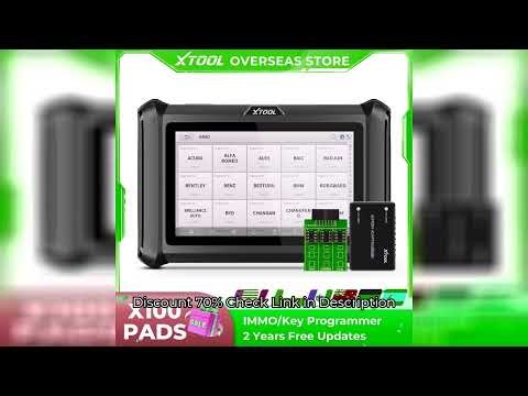 XTOOL X100 PADS V2.0 Key Programmer Automotive Scanner IMMO Read Write Chip All Key Lost OBD2 Diagno