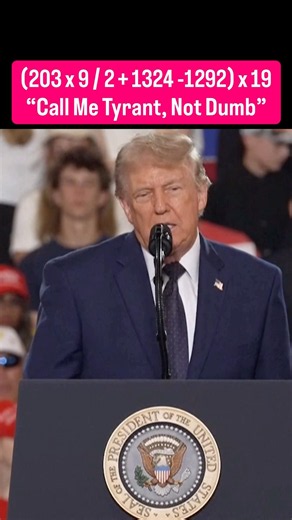 #Watch Trump’s Puzzling Claim Of Being A “Mathematical Genius” #trump #viral
