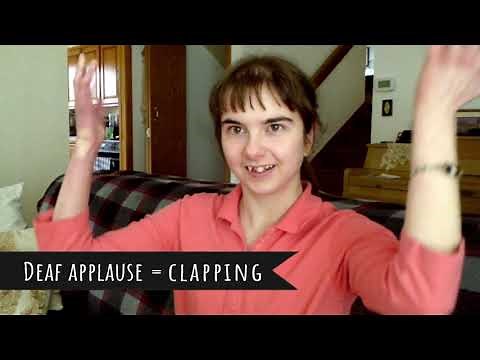 How to Clap for the Deaf| Deaf applause clapping