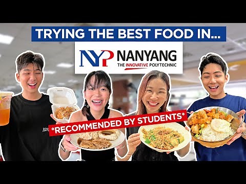 Trying BEST food in Nanyang Poly! *RECOMMENDED BY STUDENTS*