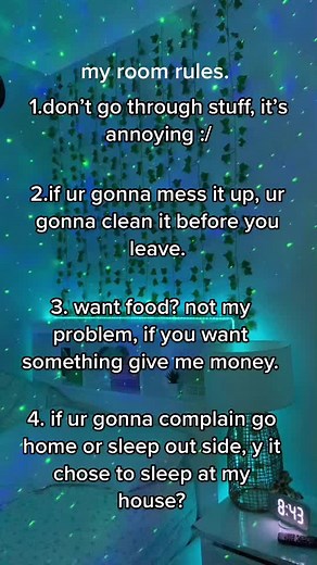 Room Rules and Regulations for a Clean and Tidy Space