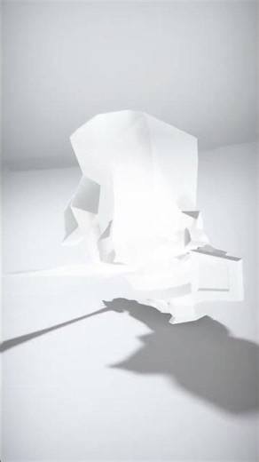 Abstract Warrior with Geometric Armor