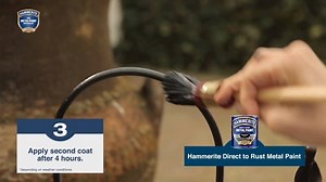 Hammerite Direct To Rust Metal Paint can be painted directly onto...