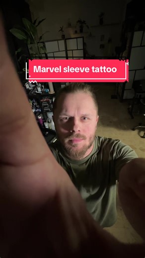 Marvel Sleeve Tattoo Designs Featuring Venom and Spiderman