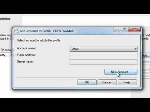 SQL SERVER: Configuracion de mail usando una cuenta de google