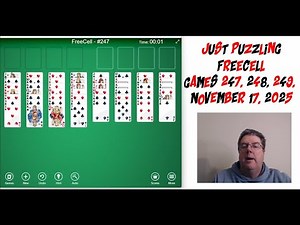 Learning Freecell By Doing and Explaining Games 247, 248 and 249
