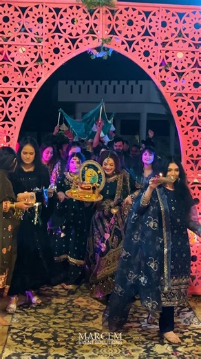 Bride Mehndi Entry Moment #mehndi #shorts #viral #event #wedding #bridalmehndi #explore #fyp #decor