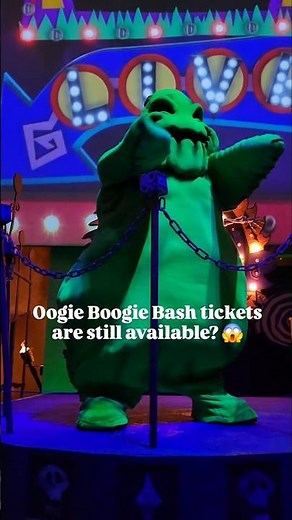 Oogie Boogie Bash Tickets 🎃