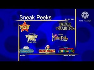 Sneak Peeks Menu to Meet the Robinsons 2007 DVD (December 1, 2006 theatrically released version)