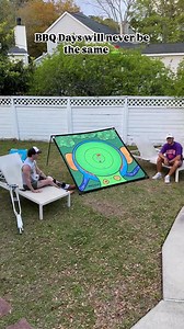 Ready for the ultimate backyard game for golfers? ⛳️ ️ 🎯 Battle Golf is a HUGE target that tests your accuracy. 👑 Score points by hitting the green, lowest score is eliminated until a champion is crowned. 🏌️‍♂️ Custom design your hole for long shots or short chips. Get yours today for endless golfing battles ⬇️ http://www.playbattlegolf.co.uk/pages/bg2 | Battle Golf