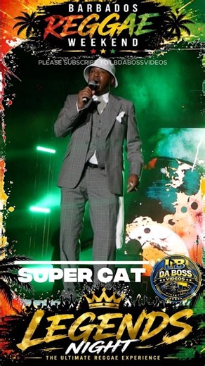 Super Cat Freestyles Live at Barbados Reggae Weekend – Legends Night! 🔥🇧🇧 #SuperCat