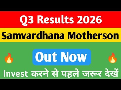 Samvardhana Motherson Ltd 🔥 Q3 Results 2026 | samvardhana motherson international share latest news