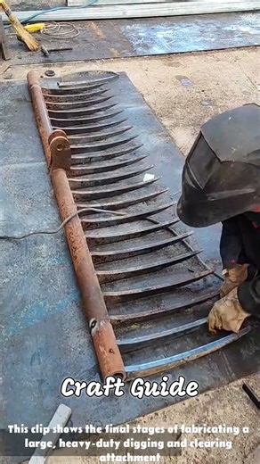 Fabricating a Giant Field Rake 🛠️⚙️