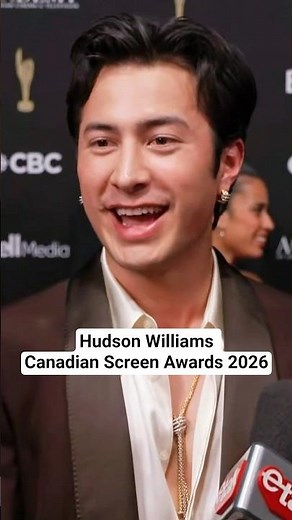 Hudson Williams: I'm well rested 😌✨️ #hudsonwilliams #cdnscreenawards