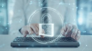Sistema de seguridad de red. Información de datos personales en el ordenador. Tecnología de ciberprotección de almacenamiento. Concepto de privacidad de datos financieros y protección de servicios de vpn. Fondo de la cartera Blockchain y crypto