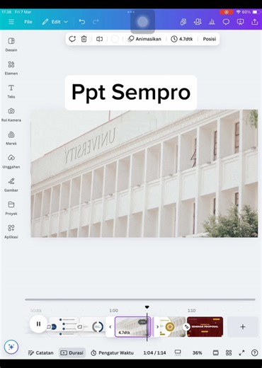 Template Ppt Sempro #canva #seminarproposal #sempro #studiotemplate #mahasiswa
