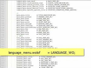 51: Comment mettre la langue de l'interface graphique de la Ender-3 Pro en Wolof (langue du Sénégal)