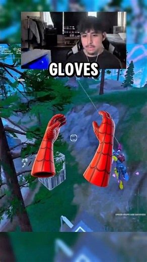 How To ACTUALLY Use The SpiderMan Gloves! #fortnite #gaming