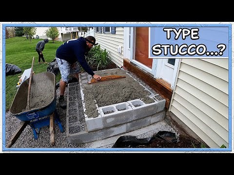 How To Build Stone Veneer Steps (Block Work)
