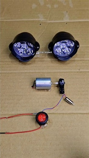How to Make DIY Fog Light Control Circuit with DC Motor & Switch