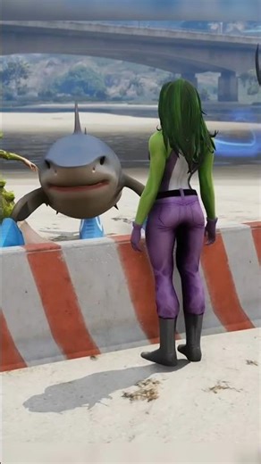 ITALIAN BRAINROT VS SUPER-HERO GIRLS SLAP CHALLENGE#gta5#gaming#Shorts