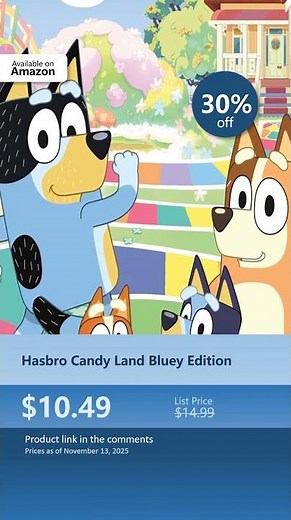Hasbro Candy Land Bluey Edition