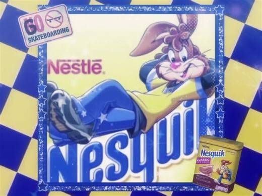 nesquik bunny 🥛 #fyp #viral #nesquik #nesquikbunny #moodboardedit | nesquik bunny
