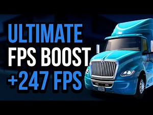 AMERICAN TRUCK SIMULATOR: HOW TO INCREASE FPS, FIX FPS DROPS & RUN ON LOW-END PC | Optimizing ATS