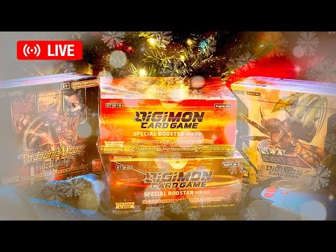 LIVE - Digimon TCG Opening | Holiday Special
