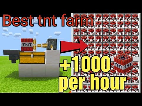 How to make tnt farm in minecraft full tutorial