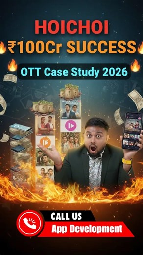OTT Hit Hoichoi: 3M Users Kaise? OTT Case Study 2026 #Shorts