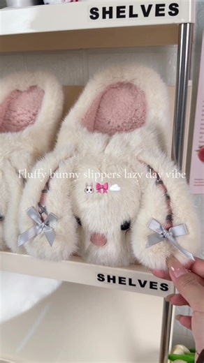 Cozy Up with Fluffy Bunny Slippers This Season