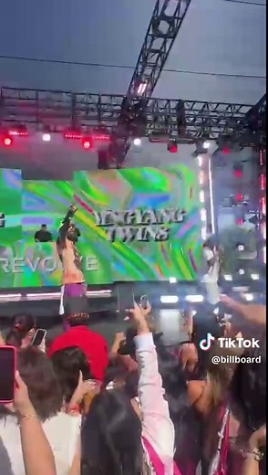 The @Ying Yang Twins performed “Get Low” while at #REVOLVEfestival 2024. 🎤 #yingyangtwins #getlow #livemusic #liveperformance #coachella #revolve #performance #festival