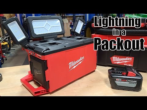 Finally A PACKOUT Light! Milwaukee M18 PACKOUT Light & Charger Review 2357-20
