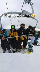 Playing Chicken on the Ski Lift 🤣 | Halfcabking