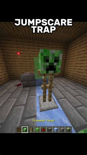 Minecraft How to Build JUMPSCARE Trap! #minecraft