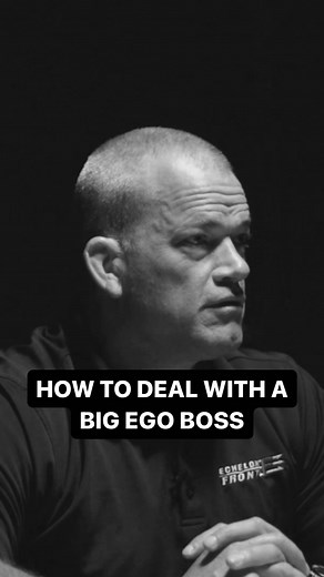 Aaron Witt on Instagram: "What do you do if your boss has a huge ego? Allow Jocko to explain…"