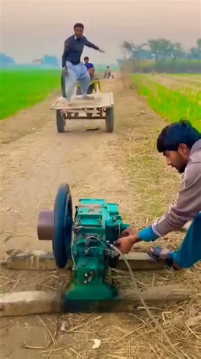 new diesel engine start tyer high speed test