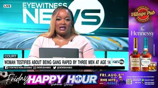 26K views · 224 reactions | Woman Testifies About Being Gang Raped by Three Men at Age 14 | Eyewitness News Bahamas | Facebook