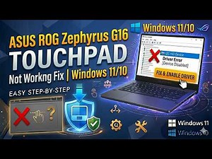 Asus ROG Zephyrus G16 Touchpad Not Working Fix | Windows 11/10