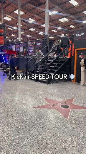 SPEED Tour of Kickair! 💥😀 #kickair #manchester #trampolinepark #airzone | Kickair