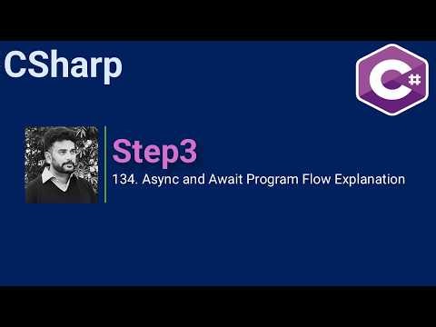 134. Async and Await Program Flow Explanation