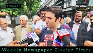 5.5K views · 105 reactions | Commissioner SMC Aamir Athar Khan downplays the seeping of water into shops at the newly renovated Polo View Market in #Kashmir capital #Srinagar | Glacier Times | Facebook