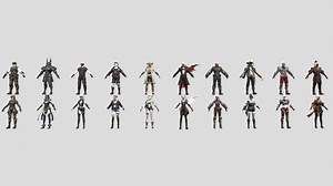 Free Fire 10 Characters Pt.7 - Download Free 3D model by ALONEimation 3D (@ALONEimation3D)