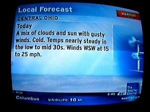 Columbus, OH IntelliStar (TIme Warner) 11/26/2010 3:48 PM
