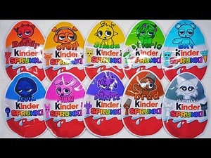 [🌈Paper diy🌈]Kinder Sprunki Blind Bag unboxing! | ASMR | Tombi Asmr