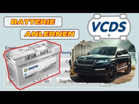 VCDS battery training | Skoda Kodiaq VW Tiguan battery replacement | AGM coding MQB BEM start stop