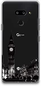 Compatible with LG G8 ThinQ Case, London City Big Ben Clear Transparent Flexible TPU Soft Gel Protective Cover for LG G8 ThinQ 6.1" (2019)